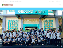 Tablet Screenshot of dukcapil.sragenkab.go.id