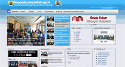 Desktop Screenshot of bappeda.sragenkab.go.id